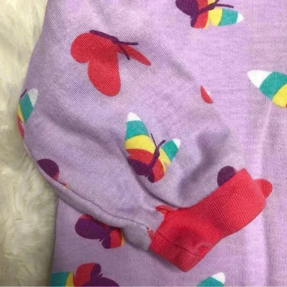 Pekkle Footed Onesie  Pajamas Purple/Pink Size 3 Months - Picture 13 of 16
